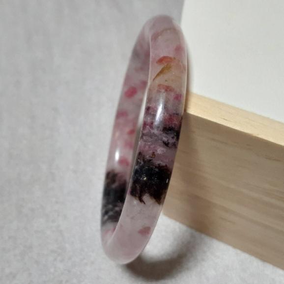 【三寶坊】天然櫻花雨手鐲 55圈口 薔薇輝手鐲 圓條 手鐲小圈口 N328-細節圖5