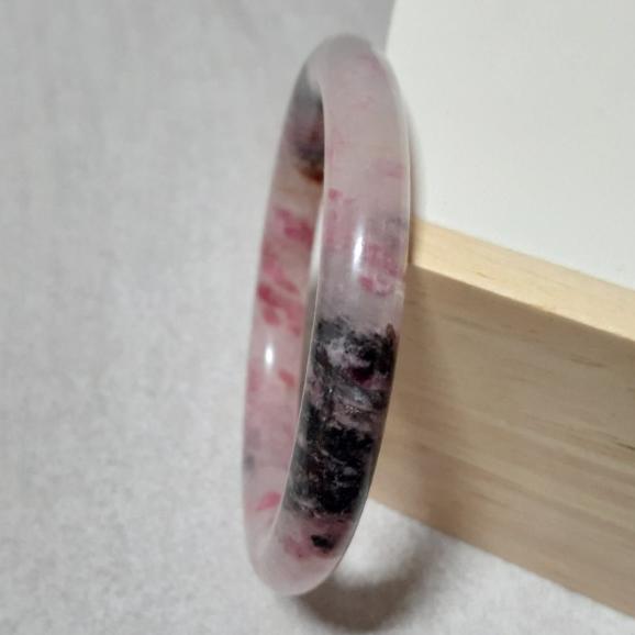 【三寶坊】天然櫻花雨手鐲 55圈口 薔薇輝手鐲 圓條 手鐲小圈口 N328-細節圖6