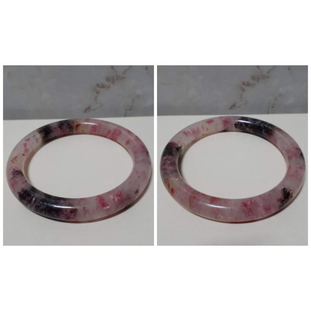 【三寶坊】天然櫻花雨手鐲 55圈口 薔薇輝手鐲 圓條 手鐲小圈口 N328-細節圖7