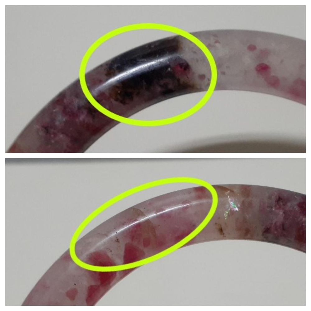 【三寶坊】天然櫻花雨手鐲 55圈口 薔薇輝手鐲 圓條 手鐲小圈口 N328-細節圖8