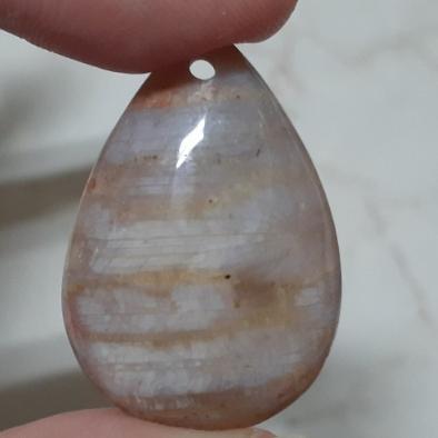 【三寶坊】天然珊瑚玉 吊墜 水滴型 拉絲花 人魚的眼淚 無事牌 菊花石 珊瑚玉吊墜 W18-W19-細節圖7