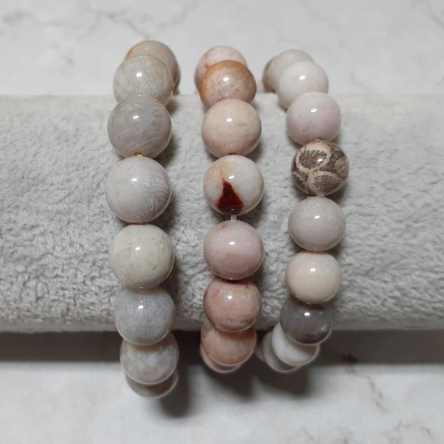 【三寶坊】天然珊瑚玉手串 特色系 珊瑚玉手珠 珊瑚玉圓珠 珊瑚玉手鍊 H12-H14-細節圖2