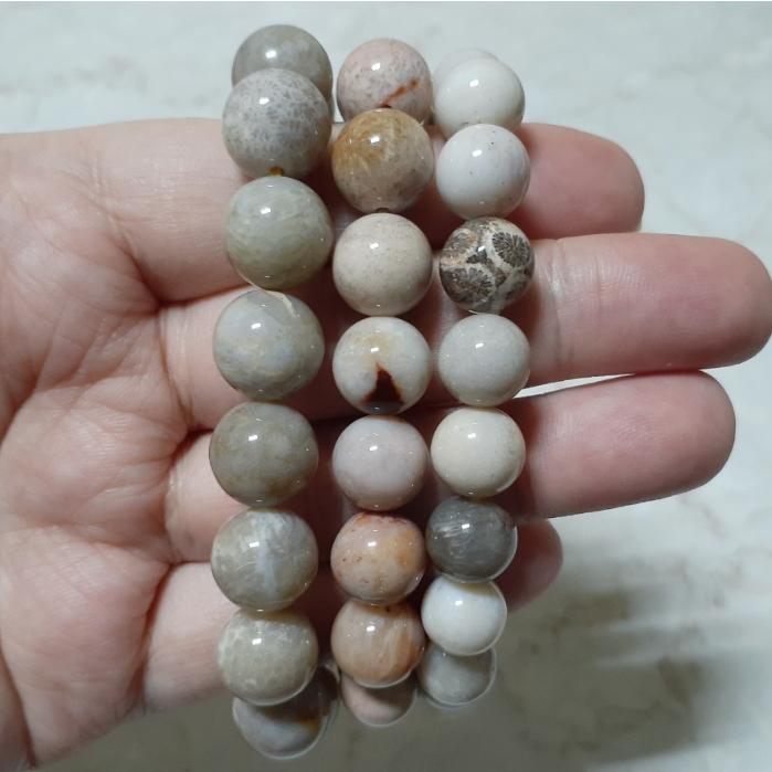 【三寶坊】天然珊瑚玉手串 特色系 珊瑚玉手珠 珊瑚玉圓珠 珊瑚玉手鍊 H12-H14-細節圖5