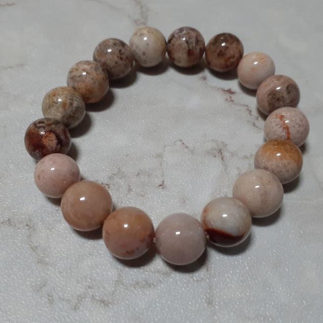 【三寶坊】天然珊瑚玉手串 特色系 珊瑚玉手珠 珊瑚玉圓珠 珊瑚玉手鍊 H12-H14-細節圖7