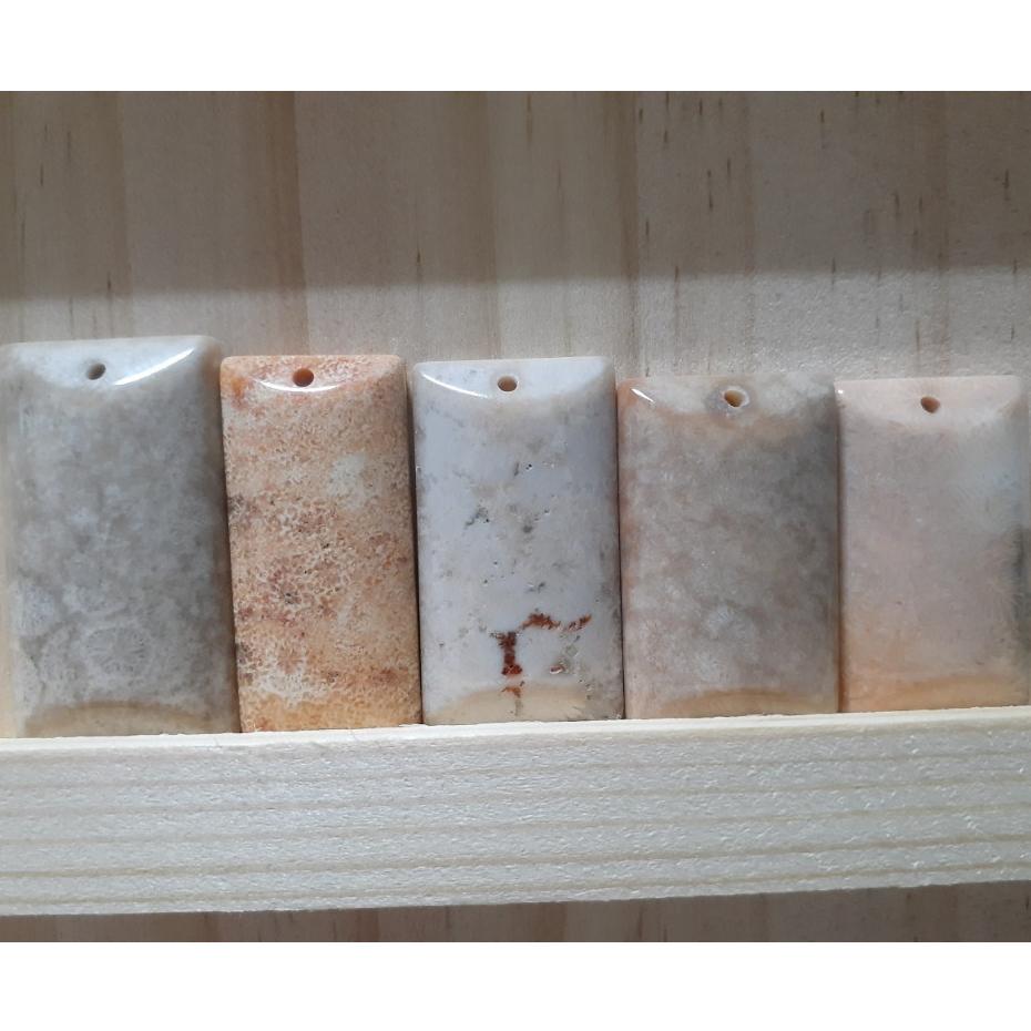 【三寶坊】天然珊瑚玉 吊墜 福利區3 無事牌 菊花石 珊瑚玉吊墜 O64-O78-細節圖6