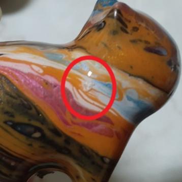 【三寶坊】大漆貓 橘彩系 發財貓 無臉貓擺件 貓咪擺件 貓咪木頭雕刻 大漆工藝 貓咪公仔 招財貓 C7-C12-細節圖8