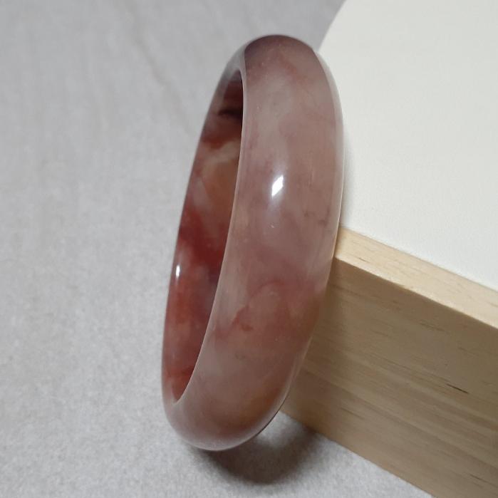 【三寶坊】天然金絲玉手鐲 62圈口 平安鐲 手鐲大圈口 N213-細節圖2