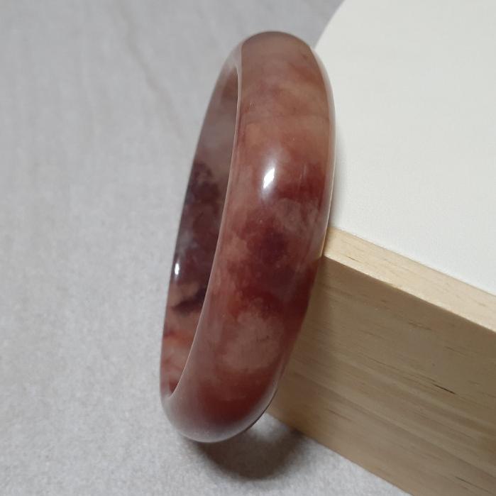 【三寶坊】天然金絲玉手鐲 62圈口 平安鐲 手鐲大圈口 N213-細節圖3