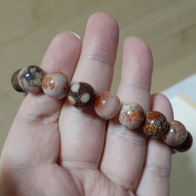 【三寶坊】天然珊瑚玉手串 紅色 熱情火焰設計款 珊瑚玉手串/手珠/手鍊/手排/手環 H11-細節圖3