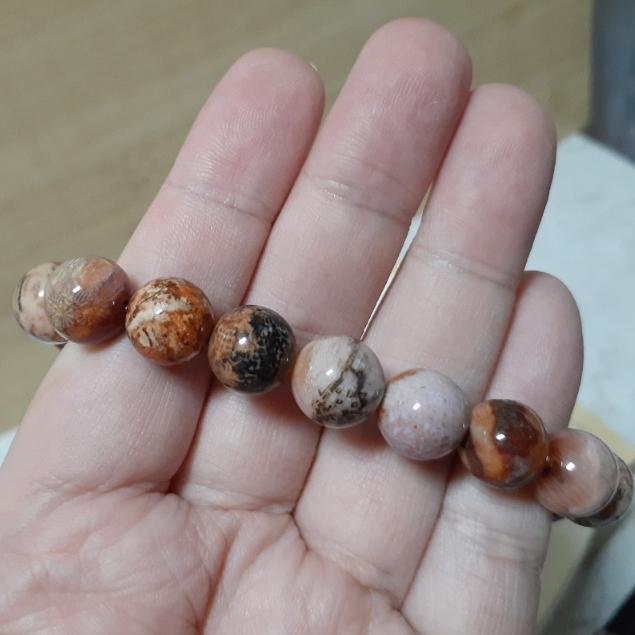 【三寶坊】天然珊瑚玉手串 紅色 熱情火焰設計款 珊瑚玉手串/手珠/手鍊/手排/手環 H11-細節圖4