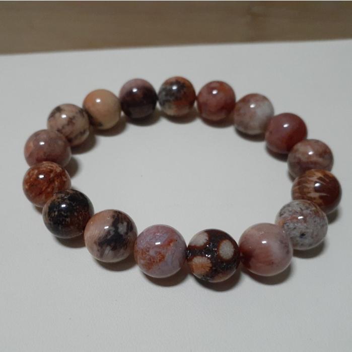 【三寶坊】天然珊瑚玉手串 紅色 熱情火焰設計款 珊瑚玉手串/手珠/手鍊/手排/手環 H11-細節圖9