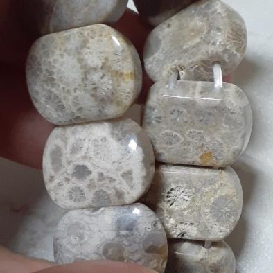 【三寶坊】天然珊瑚玉手排 骨骼滿花灰咖色系列 珊瑚玉手牌 珊瑚玉手鍊 Y48-Y50-細節圖8