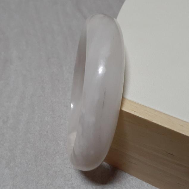 【三寶坊】天然金絲玉手鐲 64圈口 櫻花粉 平安鐲 手鐲大圈口 N211-細節圖4