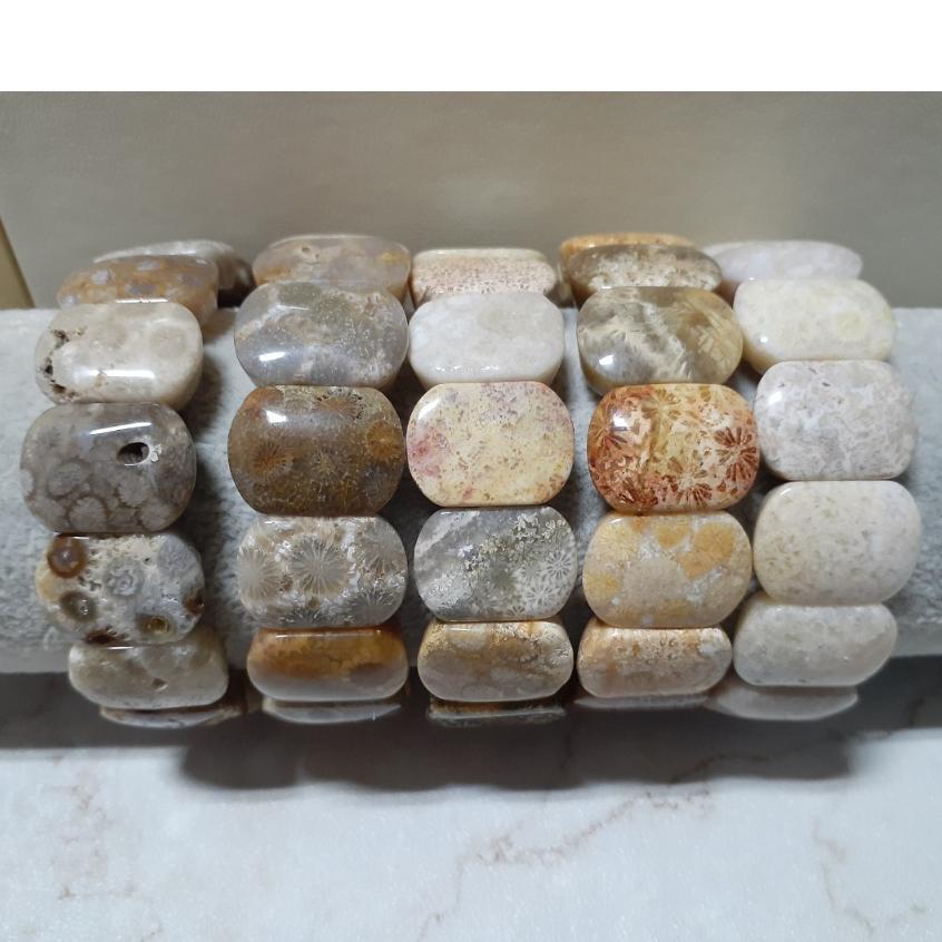 【三寶坊】天然珊瑚玉手排 晶洞沙沙系列 珊瑚玉手牌 珊瑚玉手鍊 Y35-Y39-細節圖6