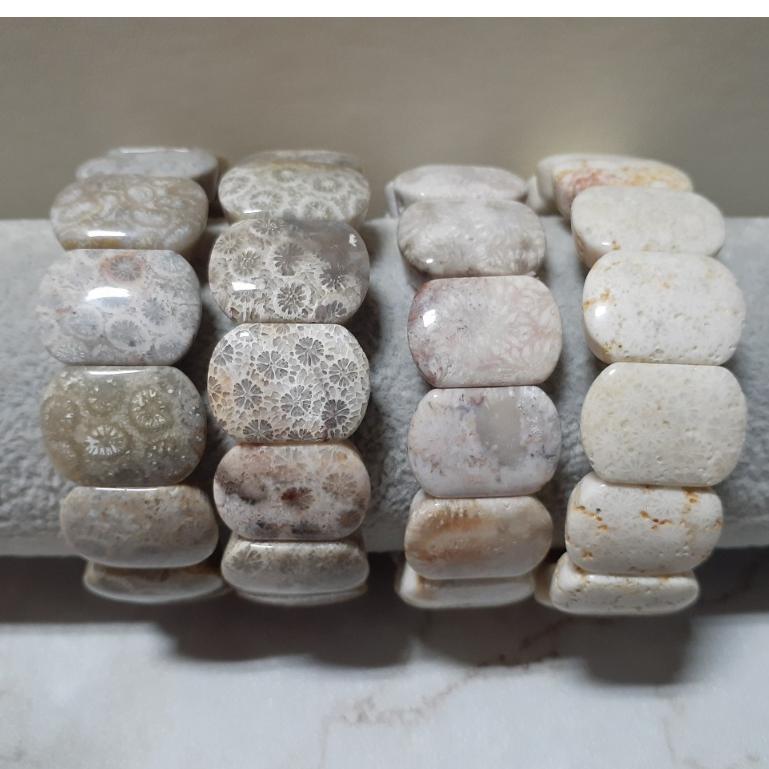 【三寶坊】天然珊瑚玉手排 骨骼特色系列 珊瑚玉手牌 珊瑚玉手鍊 Y31-Y34-細節圖2