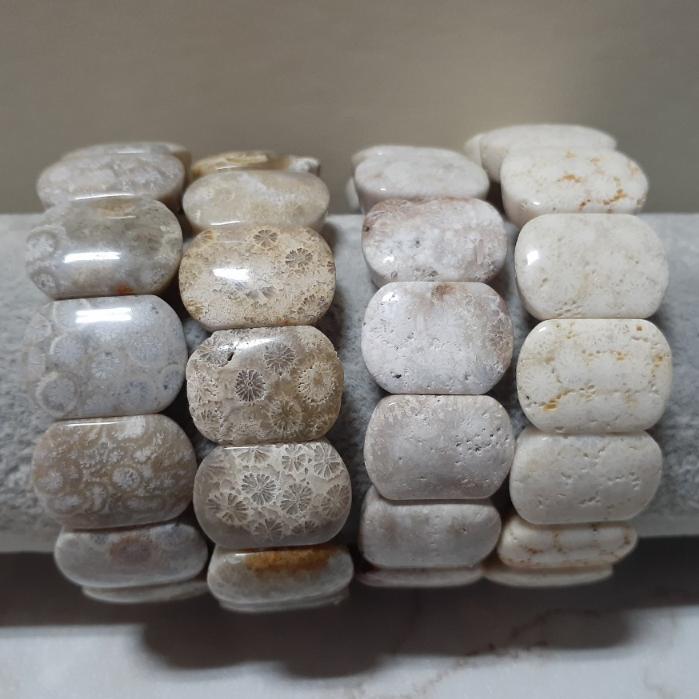 【三寶坊】天然珊瑚玉手排 骨骼特色系列 珊瑚玉手牌 珊瑚玉手鍊 Y31-Y34-細節圖5