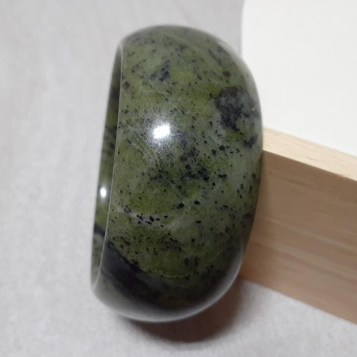 【三寶坊】天然藥王石手鐲 57圈口 聚寶盆意境 寬鐲 輪胎鐲 手鐲大圈口 N270-細節圖2