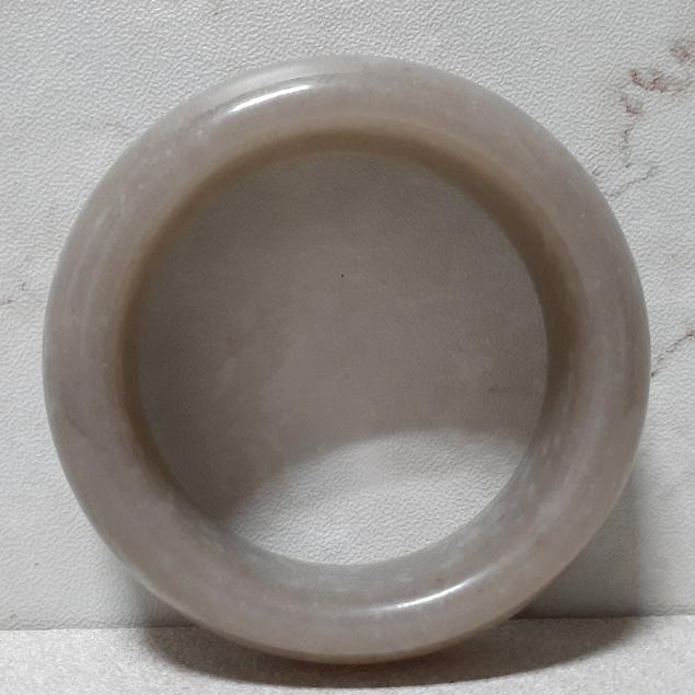 【三寶坊】天然佘太翠手鐲 56圈口 佘太紫玉 寬鐲 手鐲大圈口 N336-細節圖2