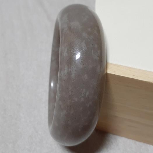 【三寶坊】天然佘太翠手鐲 56圈口 佘太紫玉 寬鐲 手鐲大圈口 N336-細節圖5