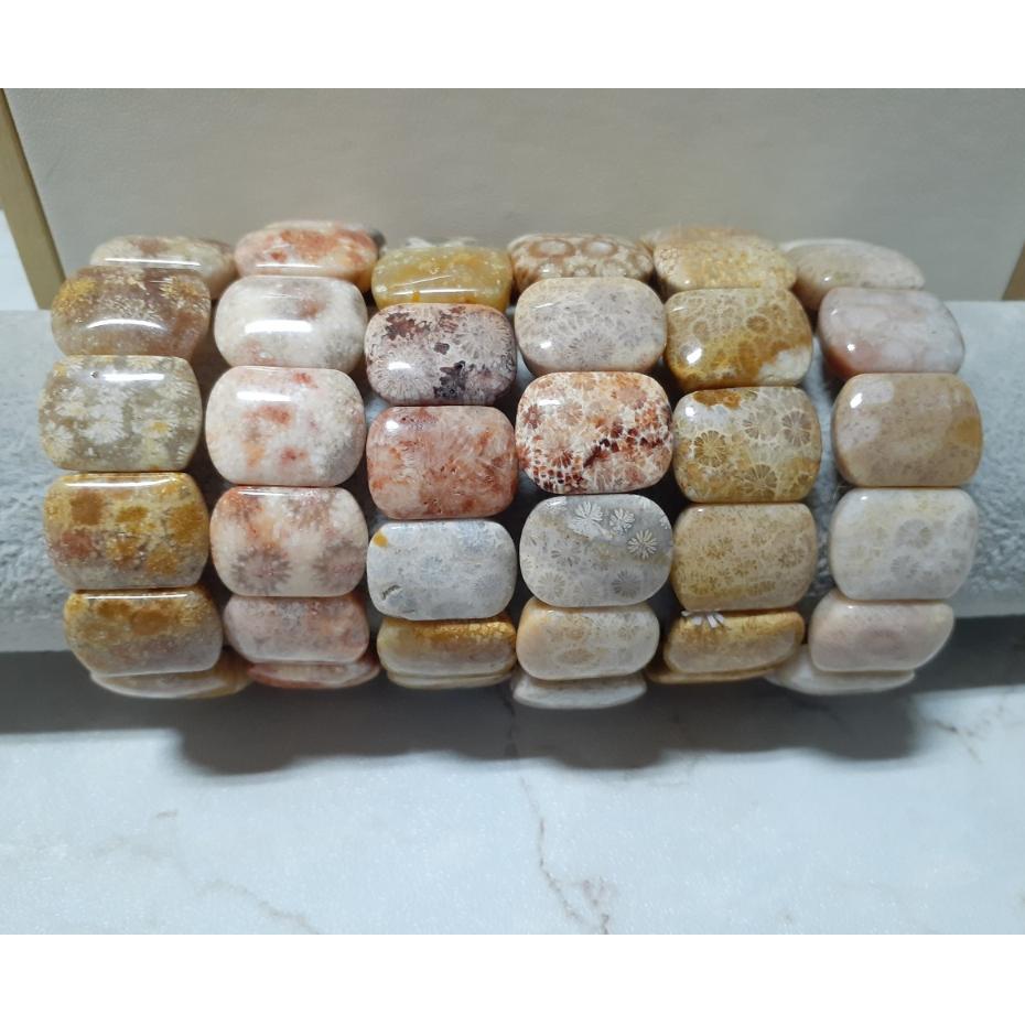 【三寶坊】天然珊瑚玉手排 沙沙/透透系列 珊瑚玉手牌 珊瑚玉手鍊 Y22-Y27-細節圖5