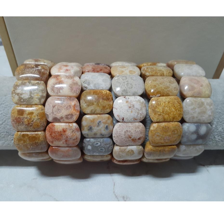 【三寶坊】天然珊瑚玉手排 沙沙/透透系列 珊瑚玉手牌 珊瑚玉手鍊 Y22-Y27-細節圖6