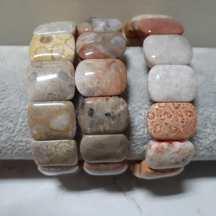 【三寶坊】天然珊瑚玉手排 小手牌系列 珊瑚玉手牌 珊瑚玉手鍊 Y13-Y15-細節圖2