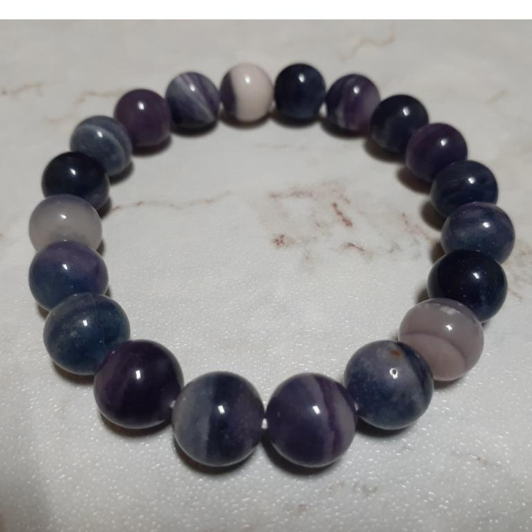 【三寶坊】舒螢石 蘇螢石手珠 舒俱徠共生 舒俱萊石 9mm+ 舒螢石手串-細節圖4