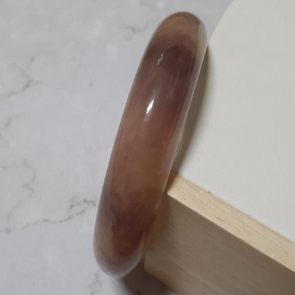 【三寶坊】天然金絲玉手鐲 63圈口 平安鐲 手鐲大圈口 N81-細節圖4