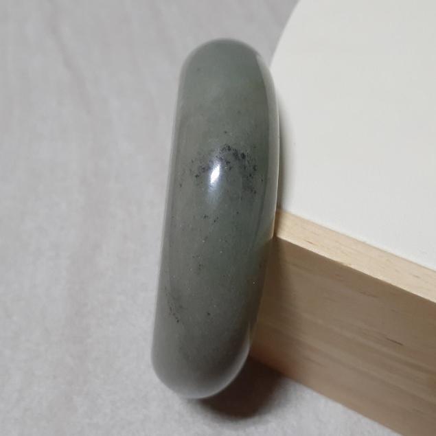 【三寶坊】天然佘太翠手鐲 56圈口 佘太綠 平安鐲 手鐲大圈口 N335-細節圖5