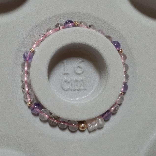 【三寶坊】天然超七手串 藍月光貔貅 設計款 手串/手珠/手鍊/手排/手環-細節圖6