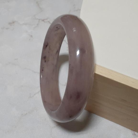 【三寶坊】天然金絲玉手鐲 61圈口 平安鐲 手鐲大圈口 N59-細節圖3