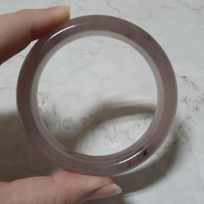 【三寶坊】天然金絲玉手鐲 61圈口 平安鐲 手鐲大圈口 N59-細節圖7