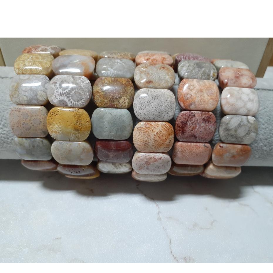 【三寶坊】天然珊瑚玉手排 多寶色系列 珊瑚玉手牌 珊瑚玉手鍊 Y16-Y21-細節圖4