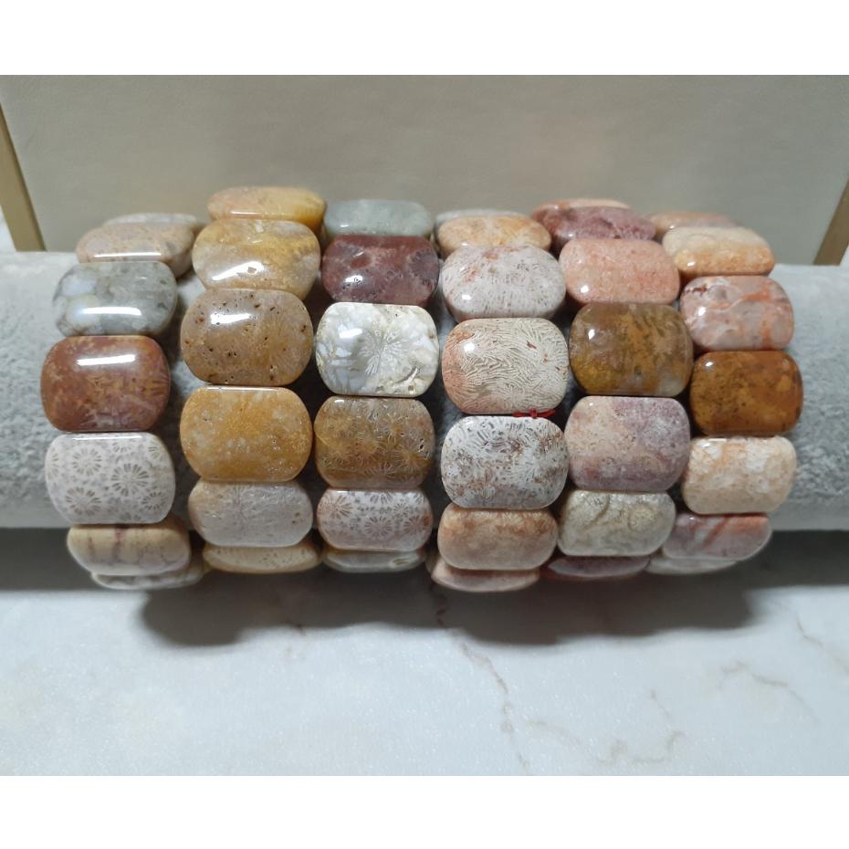 【三寶坊】天然珊瑚玉手排 多寶色系列 珊瑚玉手牌 珊瑚玉手鍊 Y16-Y21-細節圖7