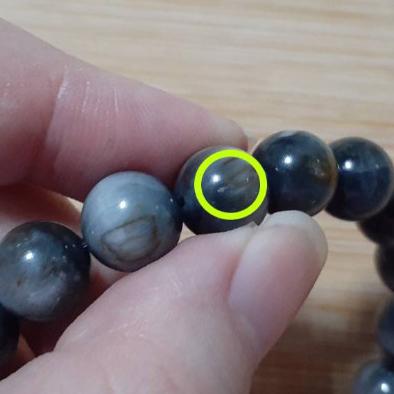 【三寶坊】天然灰鷹眼石 10mm 手串/手珠/手鍊/手排/手環 變異虎眼石手珠 閃貓眼 水晶-細節圖3