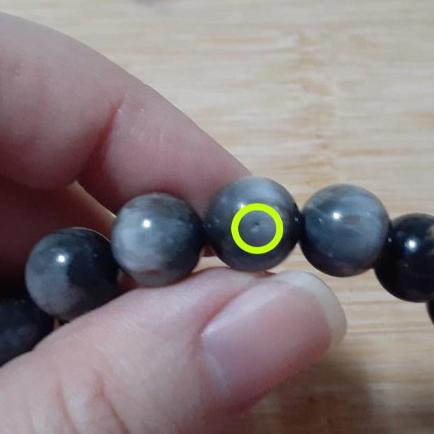 【三寶坊】天然灰鷹眼石 10mm 手串/手珠/手鍊/手排/手環 變異虎眼石手珠 閃貓眼 水晶-細節圖7