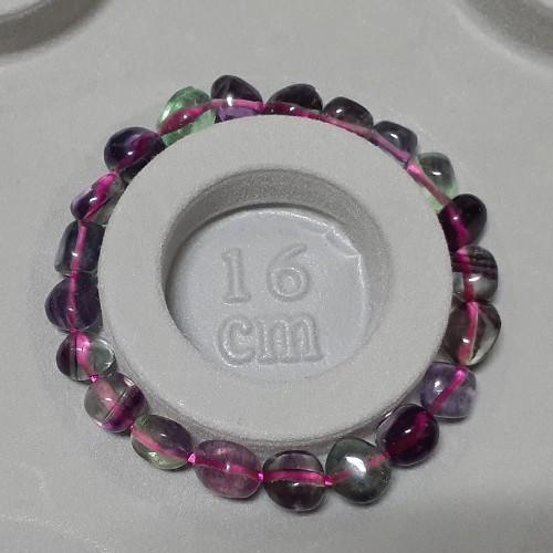 【三寶坊】天然螢石手珠 隨型珠 8mm+ 手串/手珠/手鍊/手排/手環 甜甜價190元-細節圖4