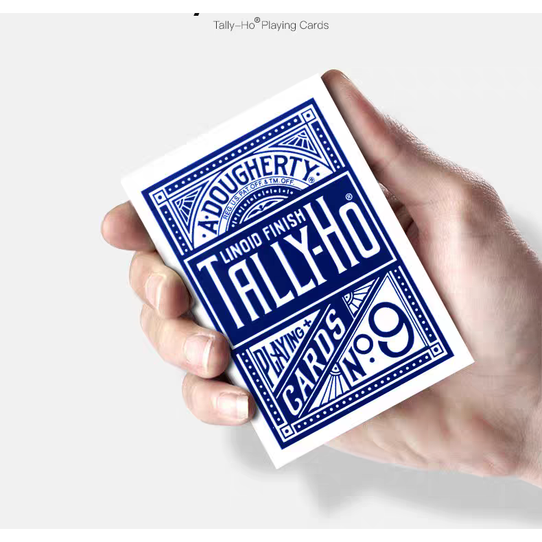 【千葉撲克】現貨 Tally ho 撲克牌 全網最低價 uspcc 圓背 扇背 紅色 藍色 花切練習牌 魔術道具-細節圖8