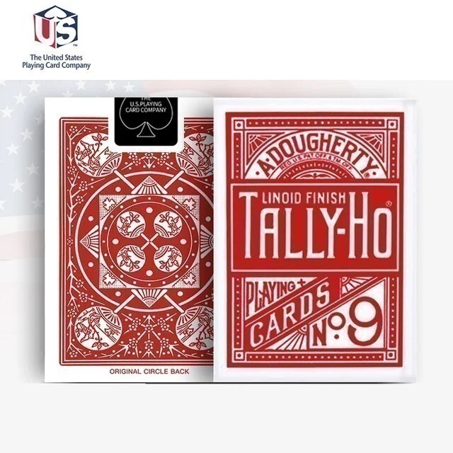 【千葉撲克】現貨 Tally ho 撲克牌 全網最低價 uspcc 圓背 扇背 紅色 藍色 花切練習牌 魔術道具-規格圖8
