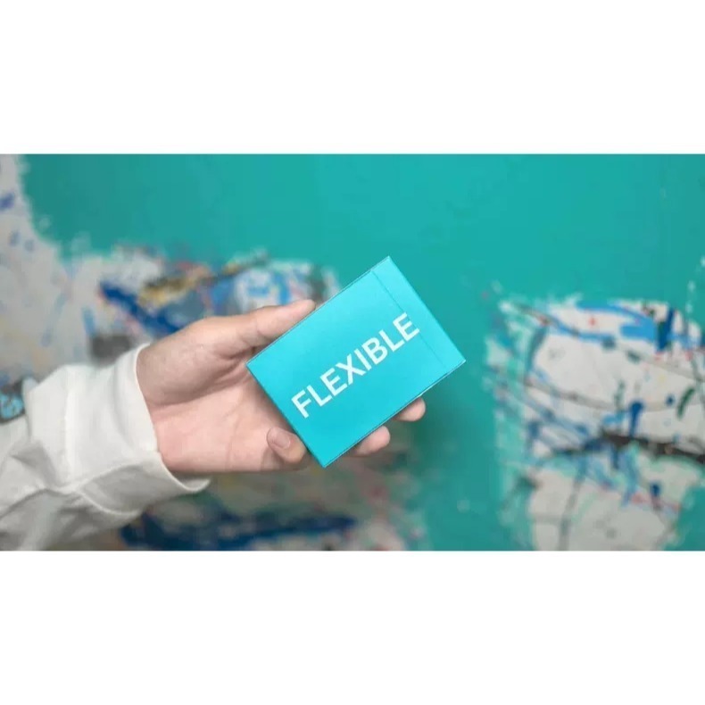 【千葉撲克】現貨 flexible漸層藍色 撲克牌 漸變 花切練習牌 tcc 收藏牌紙牌 uspcc 花切 台灣808-細節圖4