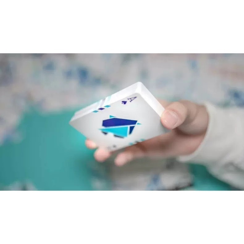 【千葉撲克】現貨 flexible漸層藍色 撲克牌 漸變 花切練習牌 tcc 收藏牌紙牌 uspcc 花切 台灣808-細節圖10