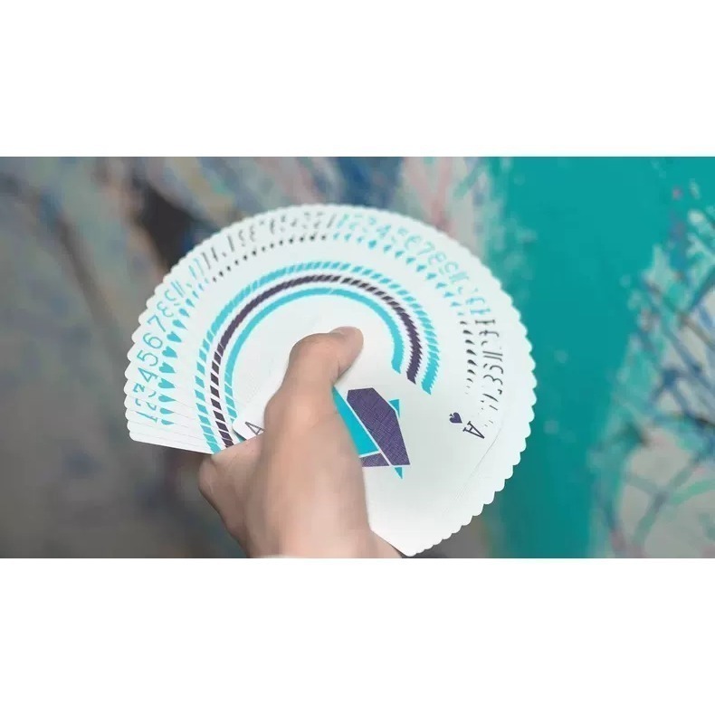 【千葉撲克】現貨 Flexible 漸層藍色 撲克牌 漸變 花切練習牌 tcc 收藏牌紙牌 uspcc 花切 台灣808-細節圖7