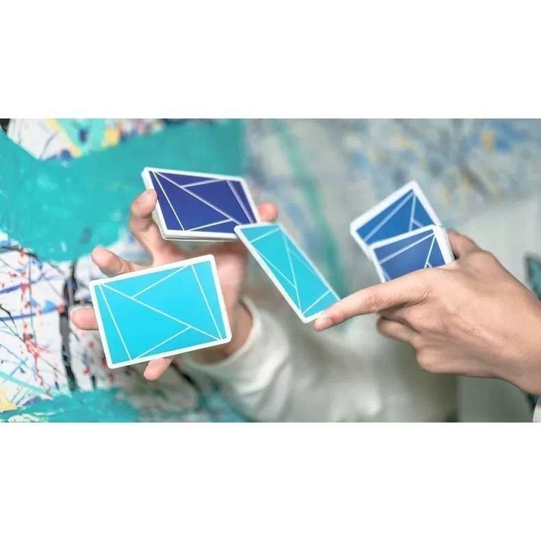 【千葉撲克】現貨 Flexible 漸層藍色 撲克牌 漸變 花切練習牌 tcc 收藏牌紙牌 uspcc 花切 台灣808-細節圖11