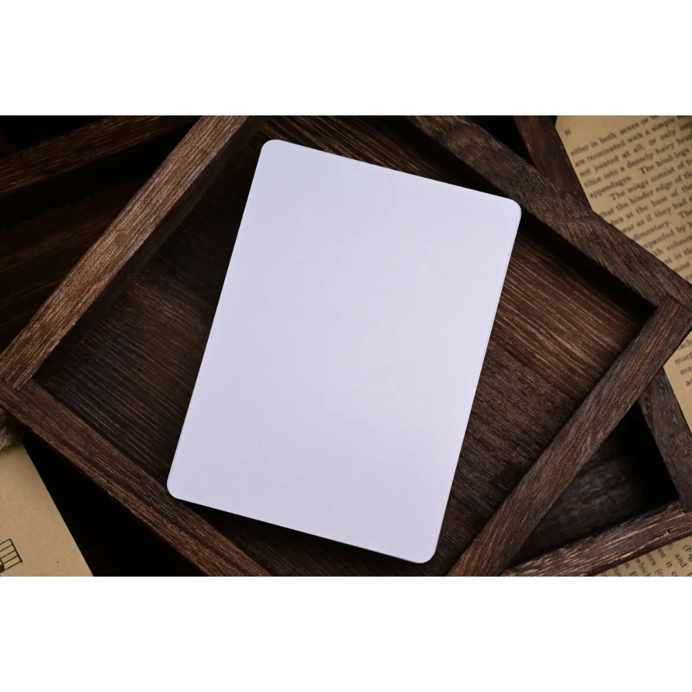 【千葉撲克】現貨 TS壓薄 花切魔術純白練習牌 撲克牌 高性價比 kingstar 空白牌 花切專用牌 魔術道具 白白牌-細節圖4