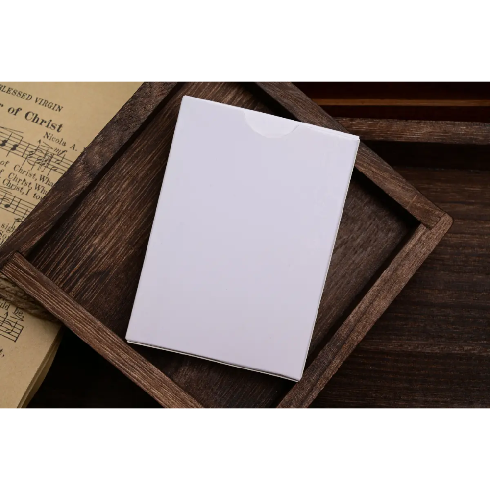 【千葉撲克】現貨 TS壓薄 花切魔術純白練習牌 撲克牌 高性價比 kingstar 空白牌 花切專用牌 魔術道具 白白牌-細節圖7