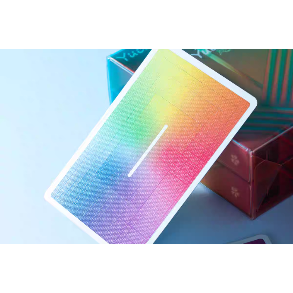 【千葉撲克】現貨 瑜慈X1彩虹 撲克牌 彩色燙金 yuci rainbow 花切練習牌 撲克牌 魔術道具 收藏牌-細節圖4