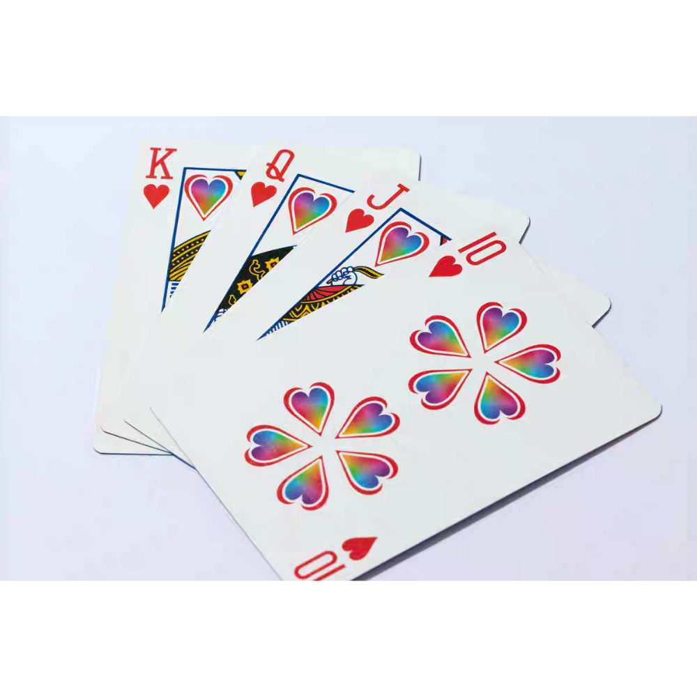 【千葉撲克】現貨 瑜慈X1彩虹 撲克牌 彩色燙金 yuci rainbow 花切練習牌 撲克牌 魔術道具 收藏牌-細節圖8