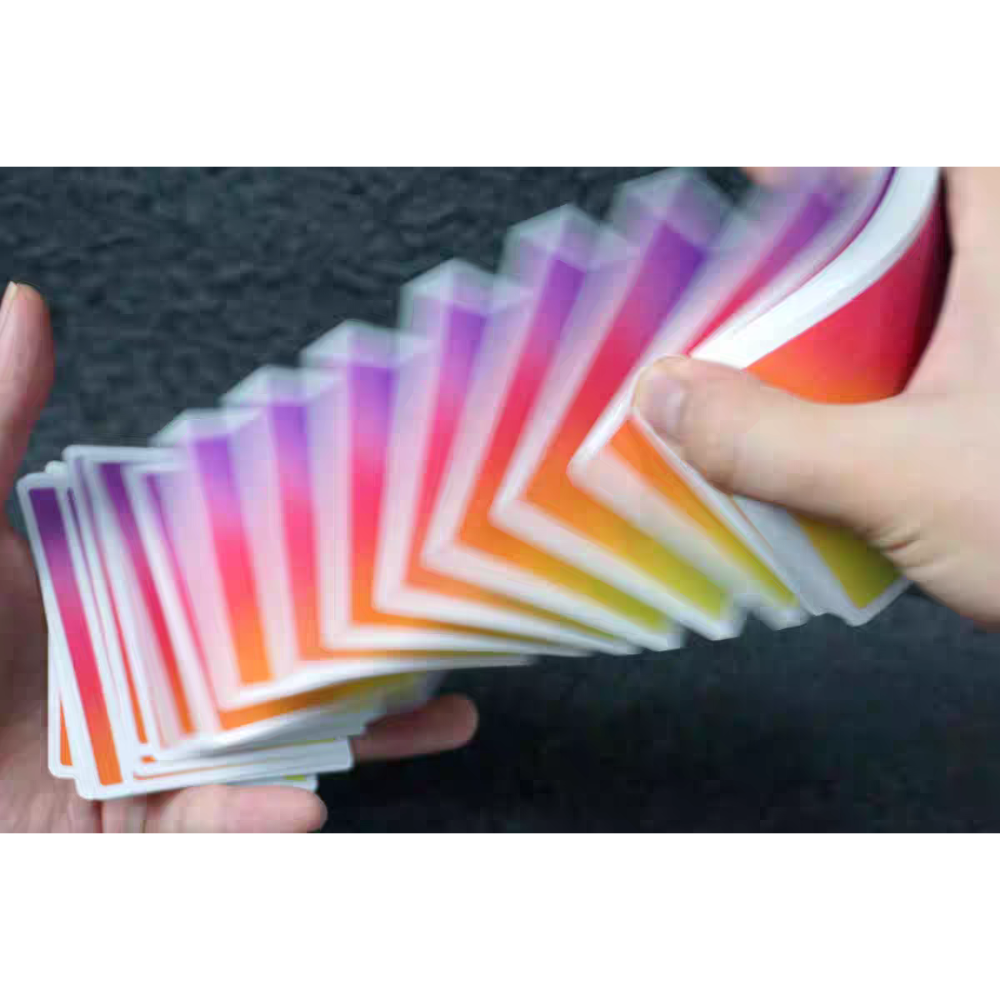 【千葉撲克】現貨 瑜慈X1彩虹 撲克牌 彩色燙金 yuci rainbow 花切練習牌 撲克牌 魔術道具 收藏牌-細節圖11