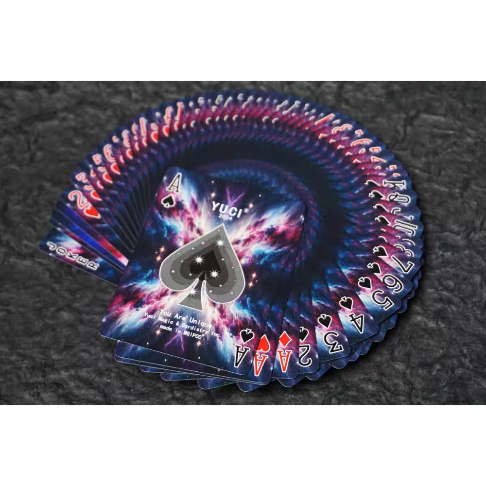 【千葉撲克】現貨 瑜慈 HALO星環 星空牌 星座牌 星雲 宇宙 花切 撲克牌 練習牌 收藏牌 魔術道具 觀星者-細節圖3