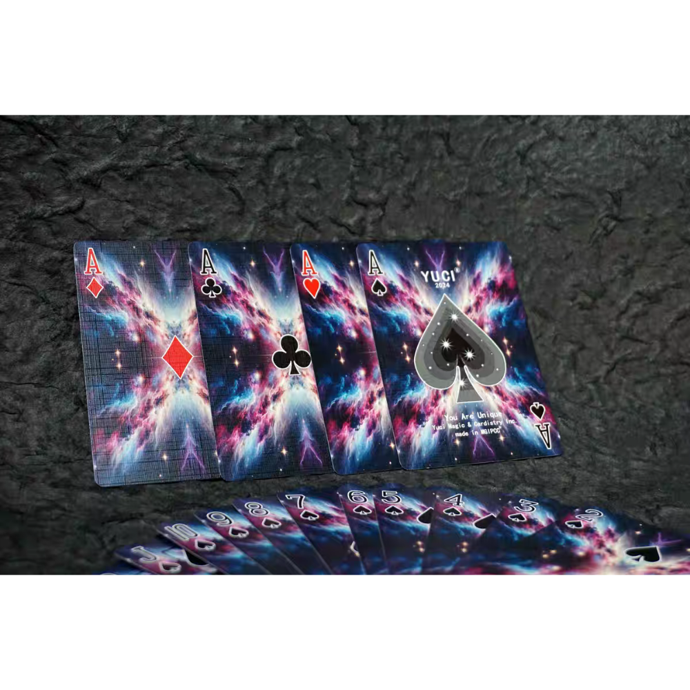 【千葉撲克】現貨 瑜慈 HALO星環 星空牌 星座牌 星雲 宇宙 花切 撲克牌 練習牌 收藏牌 魔術道具 觀星者-細節圖4